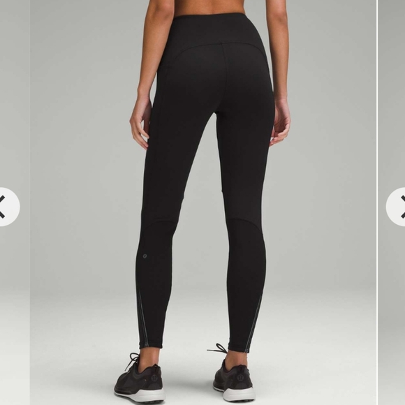 NWT Lululemon Cold Weather High-Rise Running Tight 28", Size 6 - Picture 2 of 8